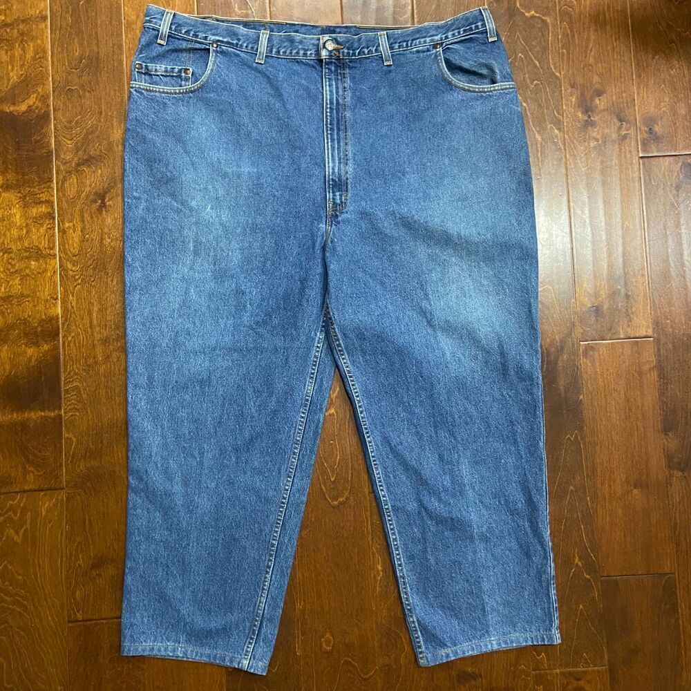 Levi's 545 Vintage 1997 Big & Tall Loose Fit Denim Blue Jeans Men's Size 52 x 30 - Picture 4 of 11